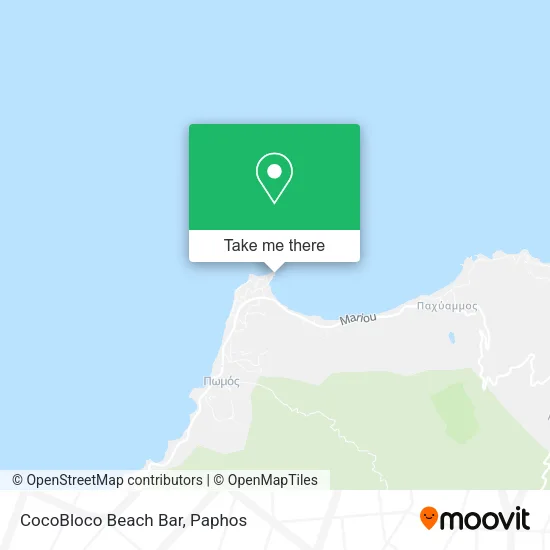 CocoBloco Beach Bar map