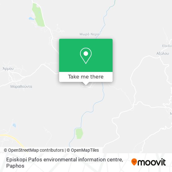 Episkopi Pafos environmental information centre map