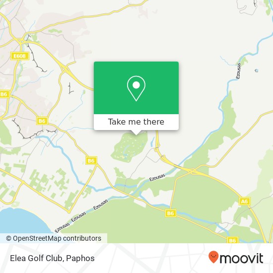 Elea Golf Club map