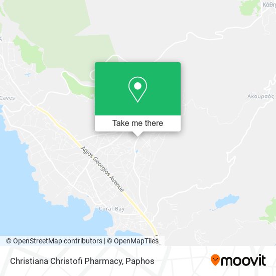 Christiana Christofi Pharmacy map