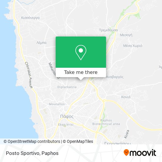Posto Sportivo map