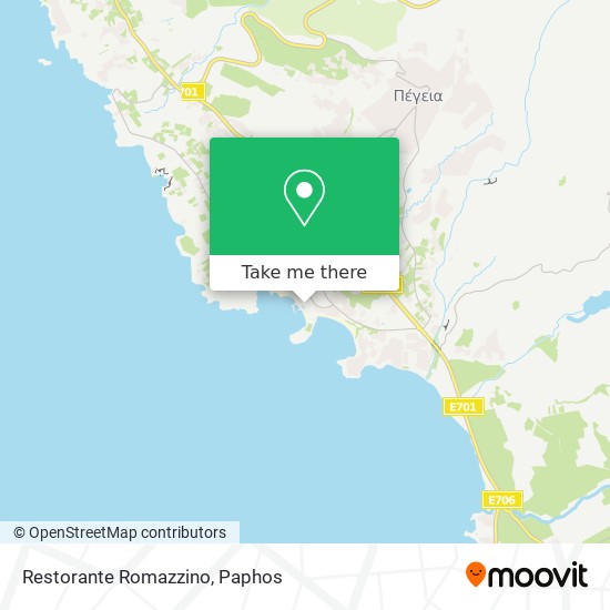 Restorante Romazzino map