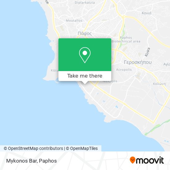 Mykonos Bar map