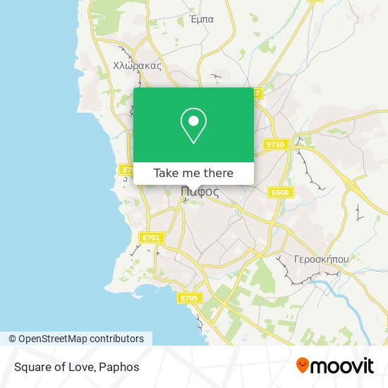 Square of Love map