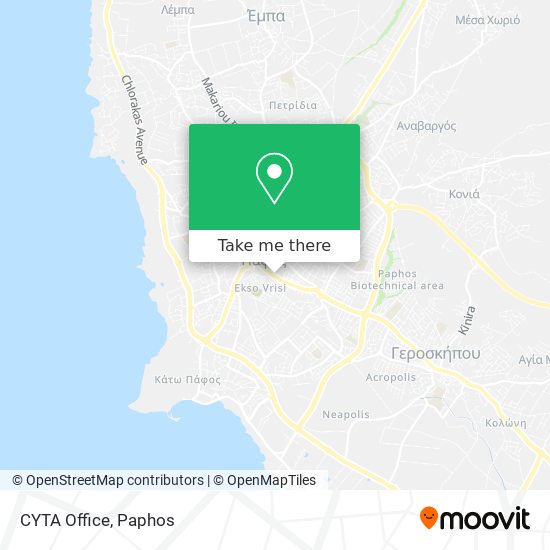 CYTA Office map