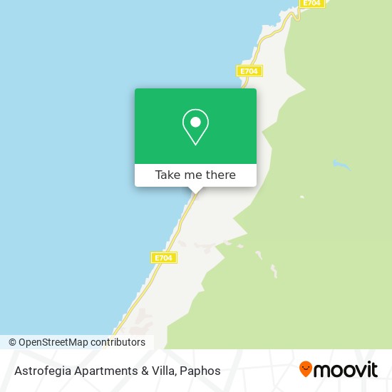 Astrofegia Apartments & Villa map