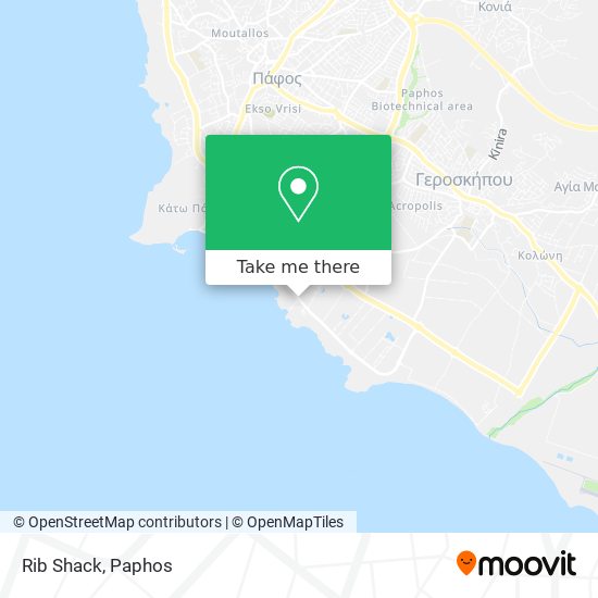 Rib Shack map