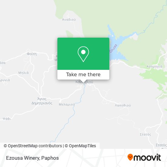 Ezousa Winery map