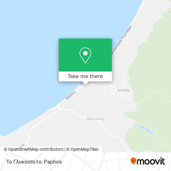 Το Γλυκοσπιτο map
