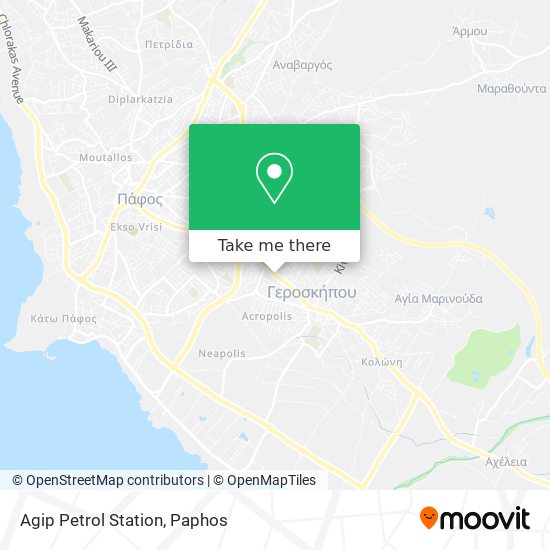 Agip Petrol Station map