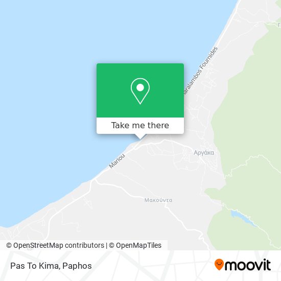 Pas To Kima map