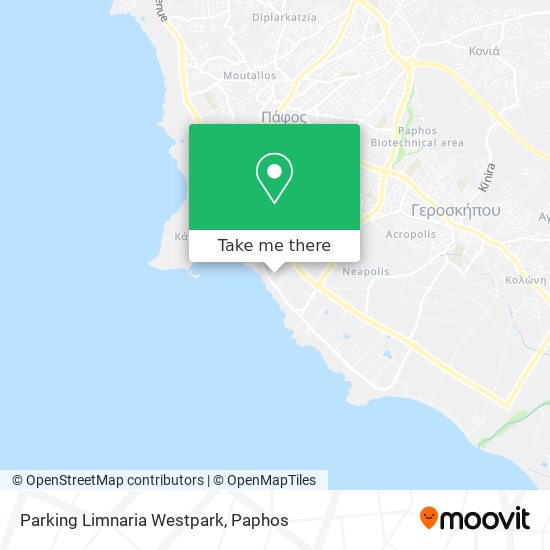 Parking Limnaria Westpark map