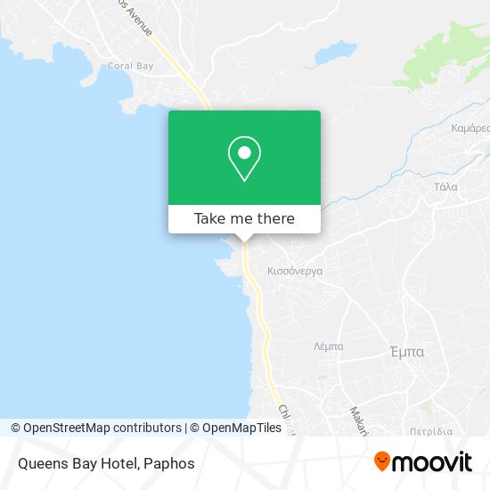 Queens Bay Hotel map