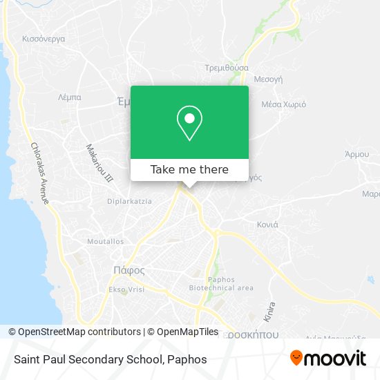 Saint Paul Secondary School map