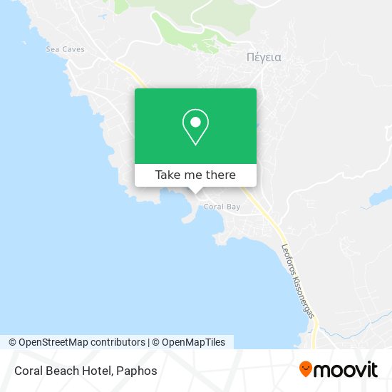 Coral Beach Hotel map