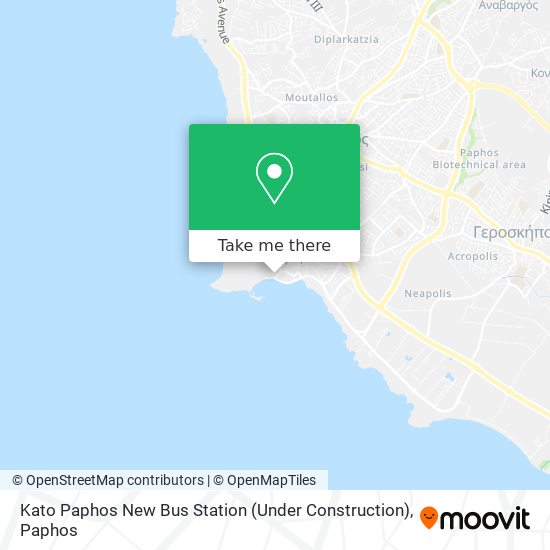 Kato Paphos New Bus Station (Under Construction) map