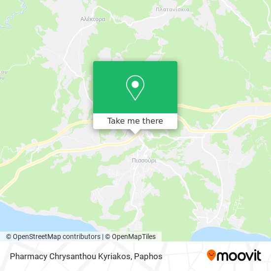 Pharmacy Chrysanthou Kyriakos map
