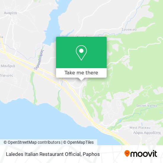 Laledes Italian Restaurant Official map