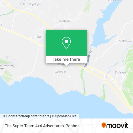 The Super Team 4x4 Adventures map