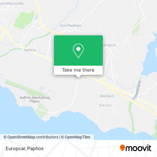 Europcar map