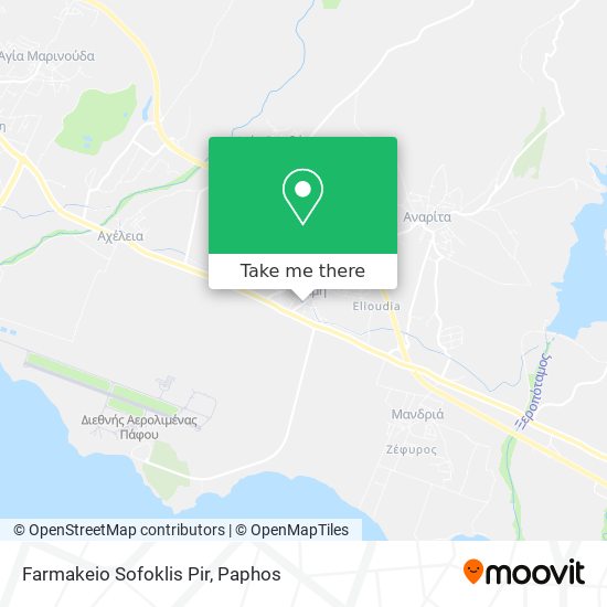 Farmakeio Sofoklis Pir map