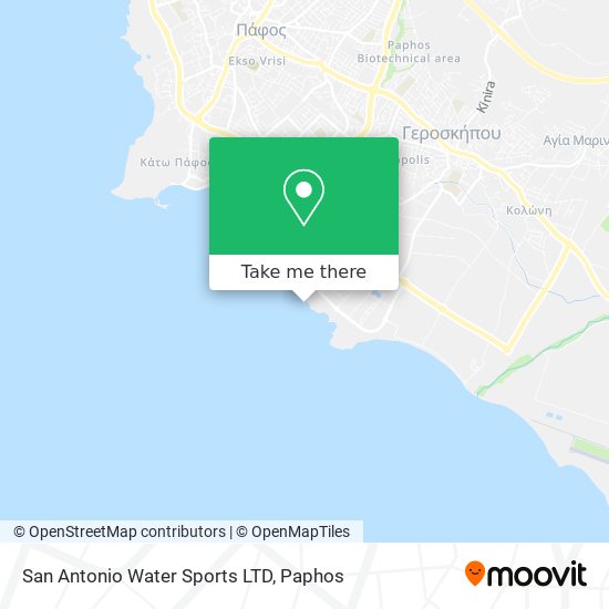San Antonio Water Sports LTD map