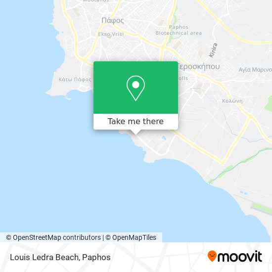 Louis Ledra Beach map