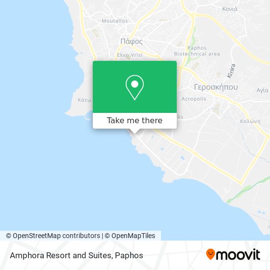 Amphora Resort and Suites map