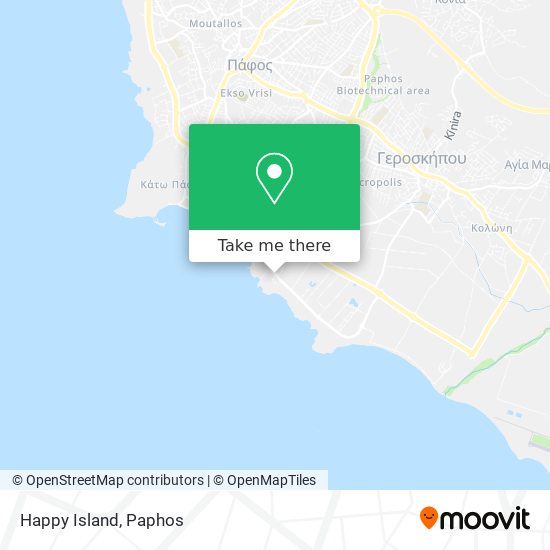 Happy Island map