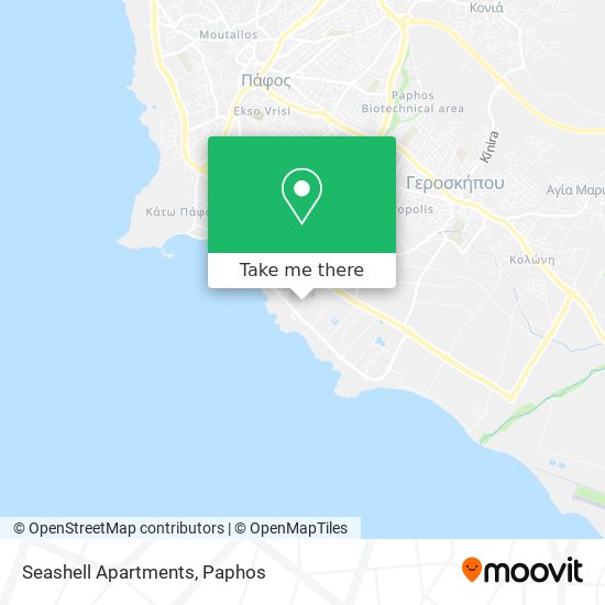 Seashell Apartments map