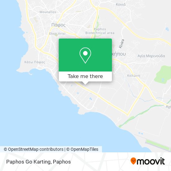Paphos Go Karting map