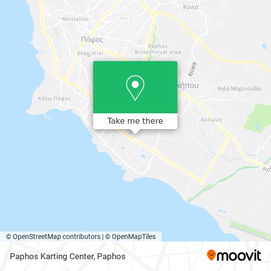 Paphos Karting Center map