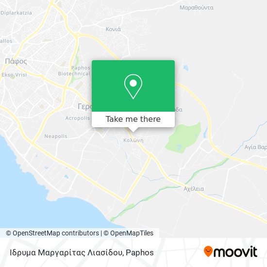 Ίδρυμα Μαργαρίτας Λιασίδου map