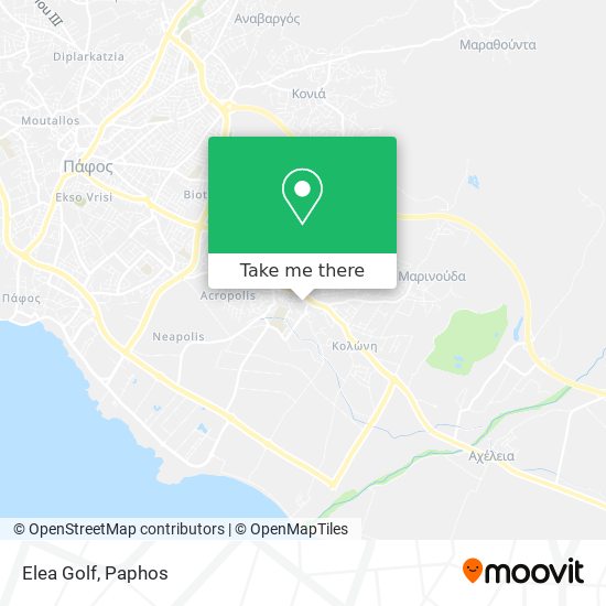 Elea Golf map