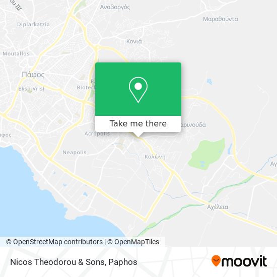 Nicos Theodorou & Sons map