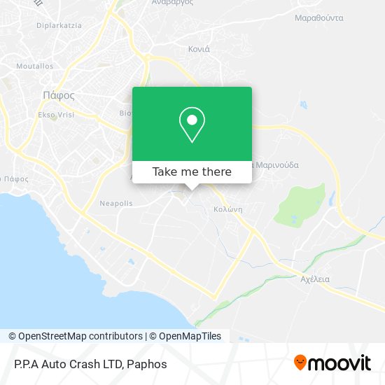 P.P.A Auto Crash LTD map