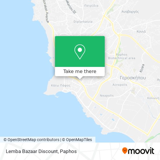 Lemba Bazaar Discount map
