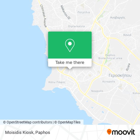 Moisidis Kiosk map