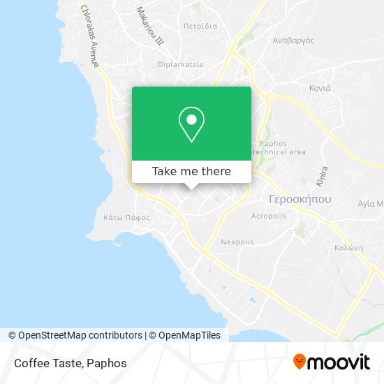 Coffee Taste map