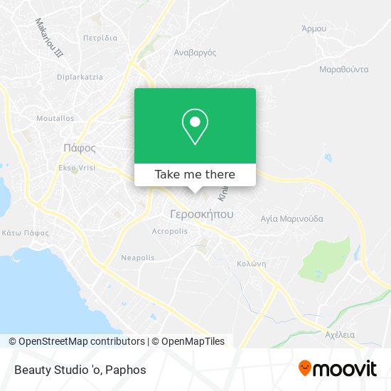 Beauty Studio 'o map