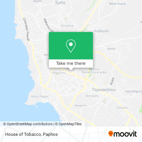 House of Tobacco map