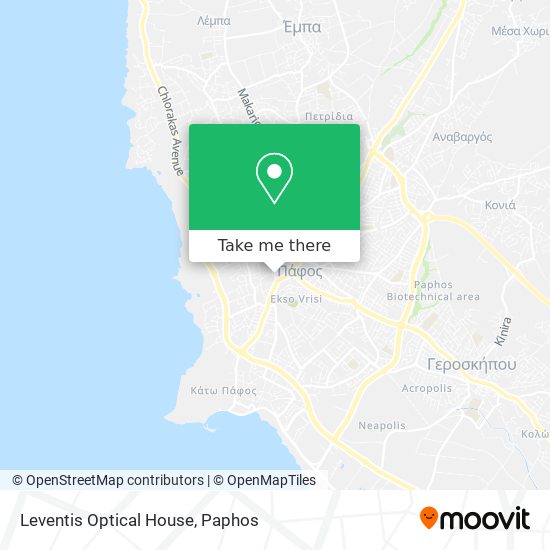 Leventis Optical House map