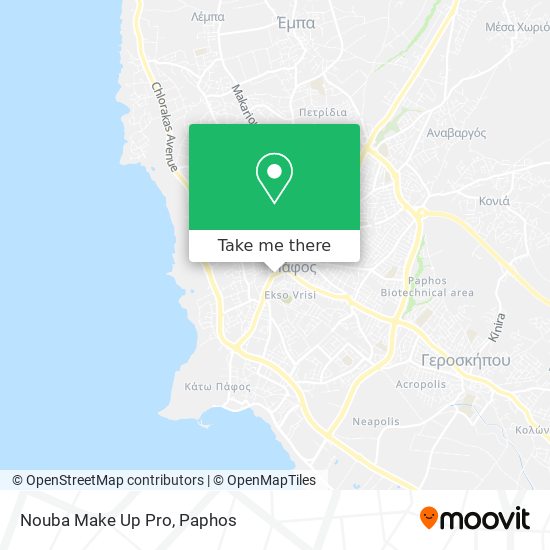 Nouba Make Up Pro map