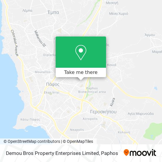 Demou Bros Property Enterprises Limited map