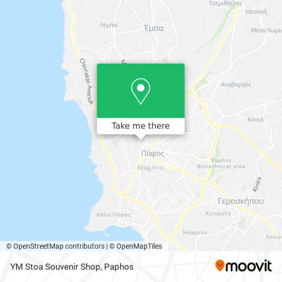 YM Stoa Souvenir Shop map