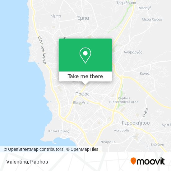 Valentina map