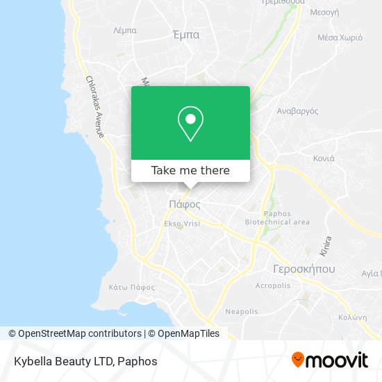 Kybella Beauty LTD map