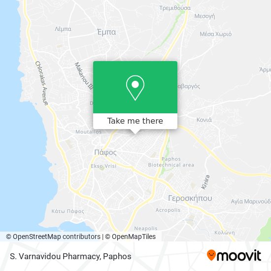 S. Varnavidou Pharmacy map