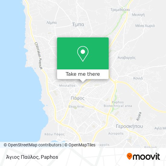 Άγιος Παύλος map