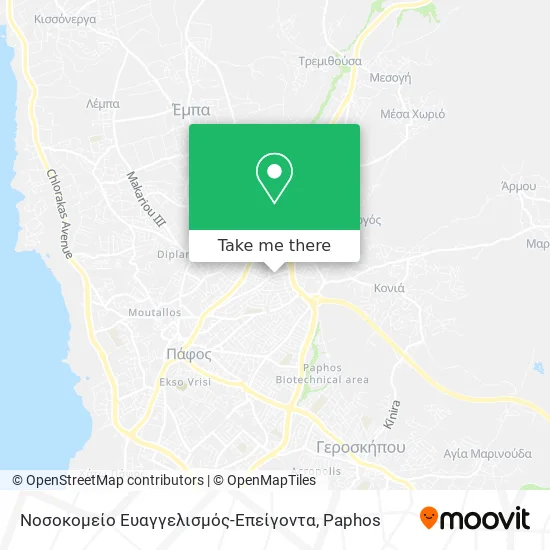 Νοσοκομείο Ευαγγελισμός-Επείγοντα map